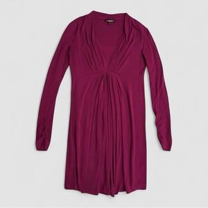 Isabella Oliver Plum Pleated Maternity Tunic Dress – Size 3